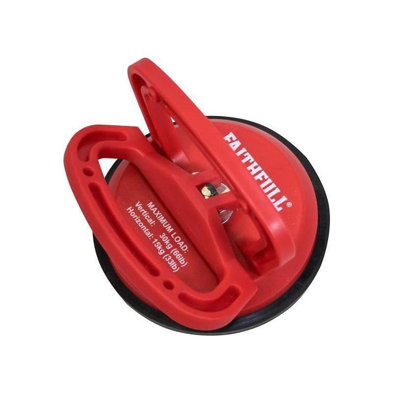 Faithfull Single Pad Suction Lifter 120mm Pad Faithfull - NN4 Online