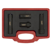 Sealey Diesel Injector Socket Set 4pc Commercial VS2061 Sealey - Dynamic Drive