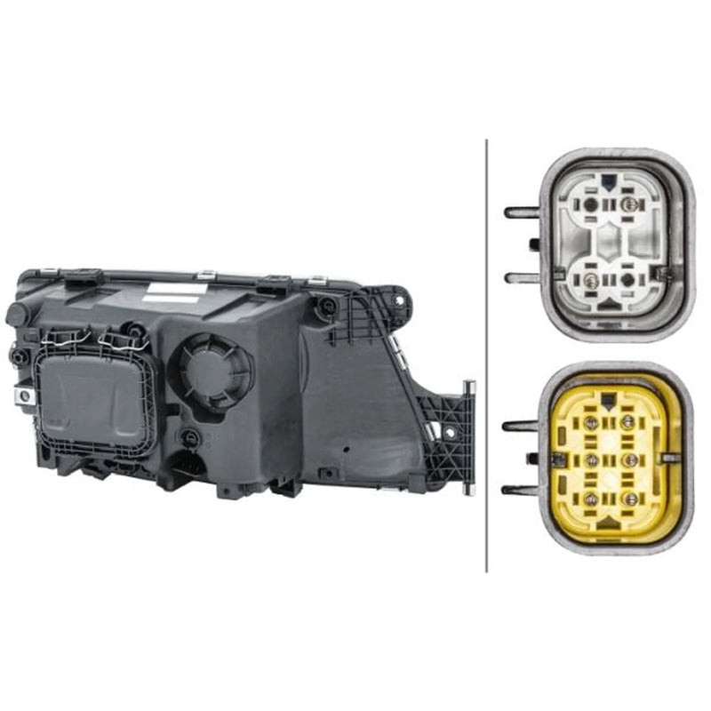 Hella Headlight Headlamp PY21W Left fits Man Tgs I 2006-2021
