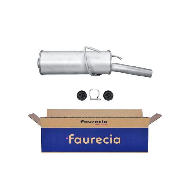 Hella End Silencer Rear fits Peugeot 406 2000-2004 1.8