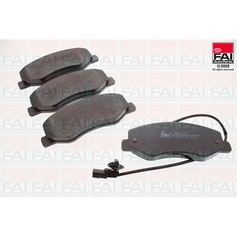 FAI Rear Brake Pad Set fits Nissan Interstar 2021-2024