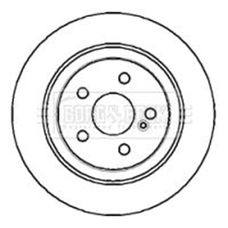 Borg & Beck Rear Brake Discs & Pads fits Mercedes-Benz Clk 2004-2005 209.376
