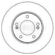 Borg & Beck Front & Rear Brake Discs & Pads fits Ssangyong Rodius I 2005 on