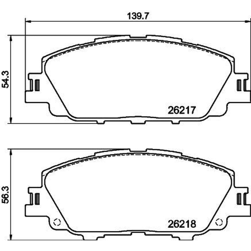Mintex Front Brake Discs & Pads fits Toyota Yaris Cross 2020 on 1.5