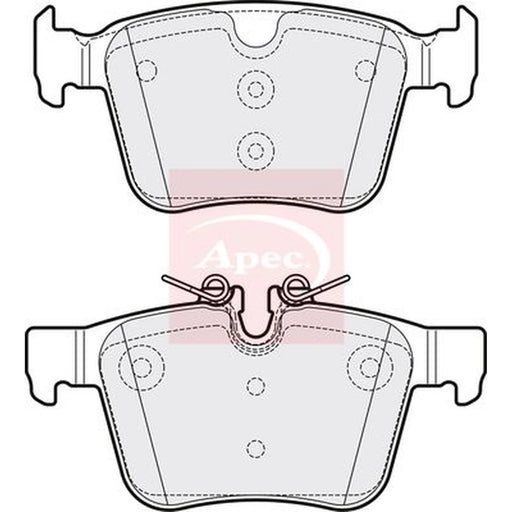 Apec Rear Brake Pad Set PAD2054