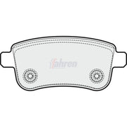 Fahren Rear Brake Pad Set FBP3254