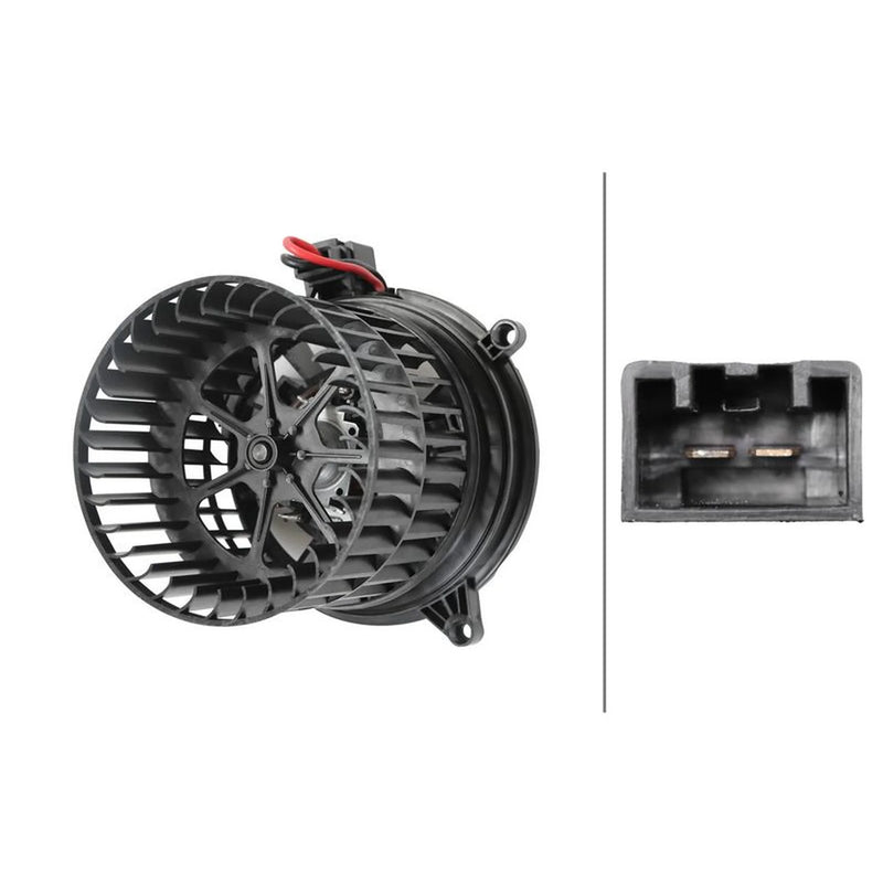 Hella Heater Blower Fan fits Citroën DS5 2011-2015 1.6 2.0