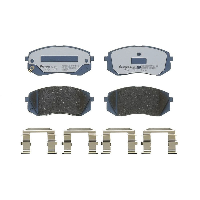Brembo 4 x Front Brake Pad Set fits Kia Soul II 2014-2018