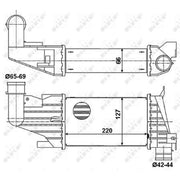 NRF Intercooler (Charge Air Cooler) 30258
