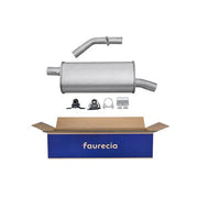 Hella End Silencer Rear fits Citroën C2 2003-2009 1.4