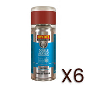 6x Hycote Aerosol Paint for Ford Tango Red Metallic 150ml Hycote - Dynamic Drive