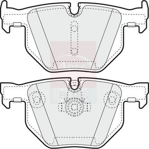 Apec Rear Brake Pad Set PD3154