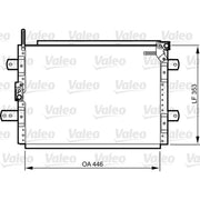 Valeo Air Conditioning Condenser 814244