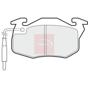 Apec Front Brake Pad Set fits Peugeot 106 I 1991-1996 1.0 1.1 1.4 1.5 1.6