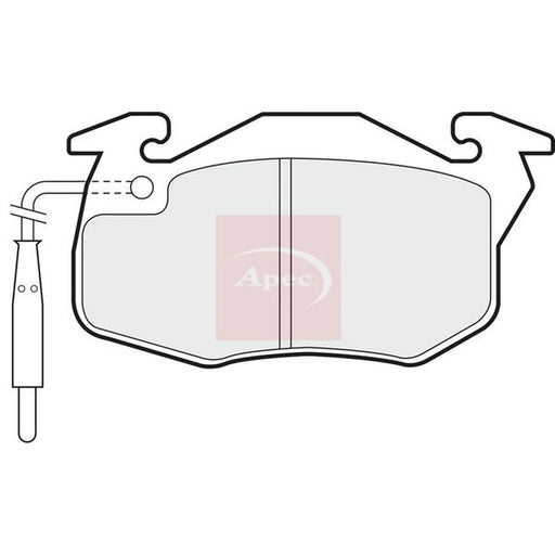 Apec Front Brake Pad Set PAD713