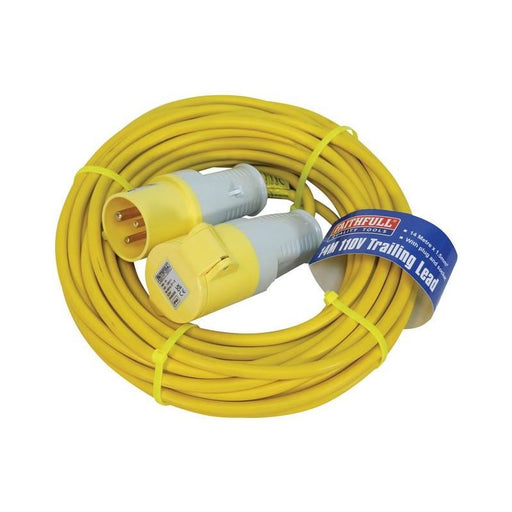 Faithfull Power Plus Trailing Lead 110V 16A 1.5mm Cable 14m Faithfull Power Plus - Dynamic Drive