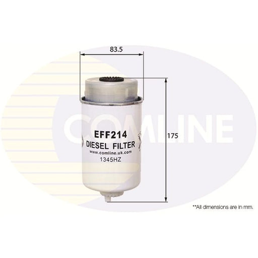 Comline Fuel Filter Element fits Ford Transit 2000-2006 2.0 2.4