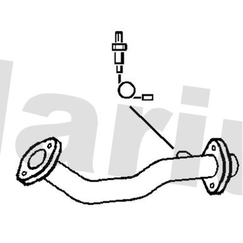 Klarius Exhaust Pipe OD fits Suzuki Wagon R+ 2000-2004 1.3