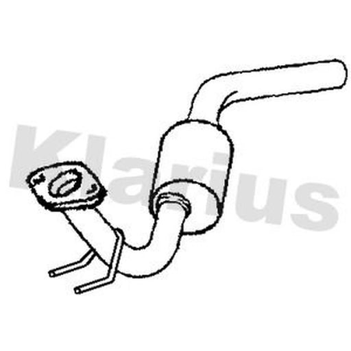 Klarius Catalyst Type Approved With Pipe 321934 6384903319 321934