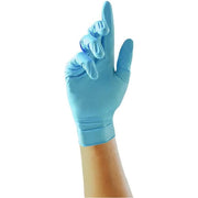 Unigloves Nitrile Powder Free Blue Gloves Box of 100 Large Size 9 Uniglove  - Dynamic Drive