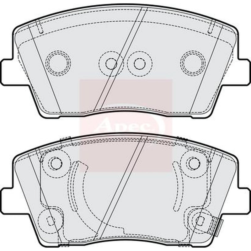 Apec Front Brake Pad Set PAD2262