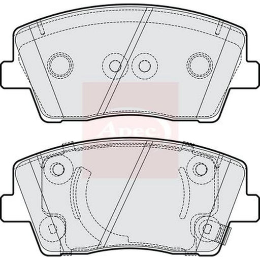 Apec Front Brake Pad Set PAD2262
