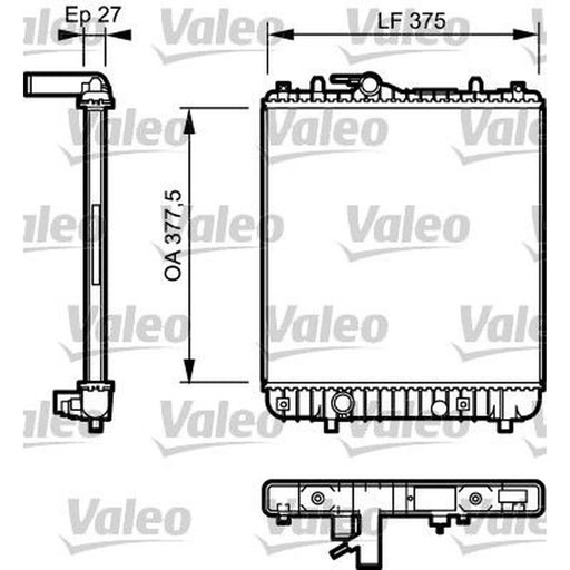 Valeo Engine Radiator 734330