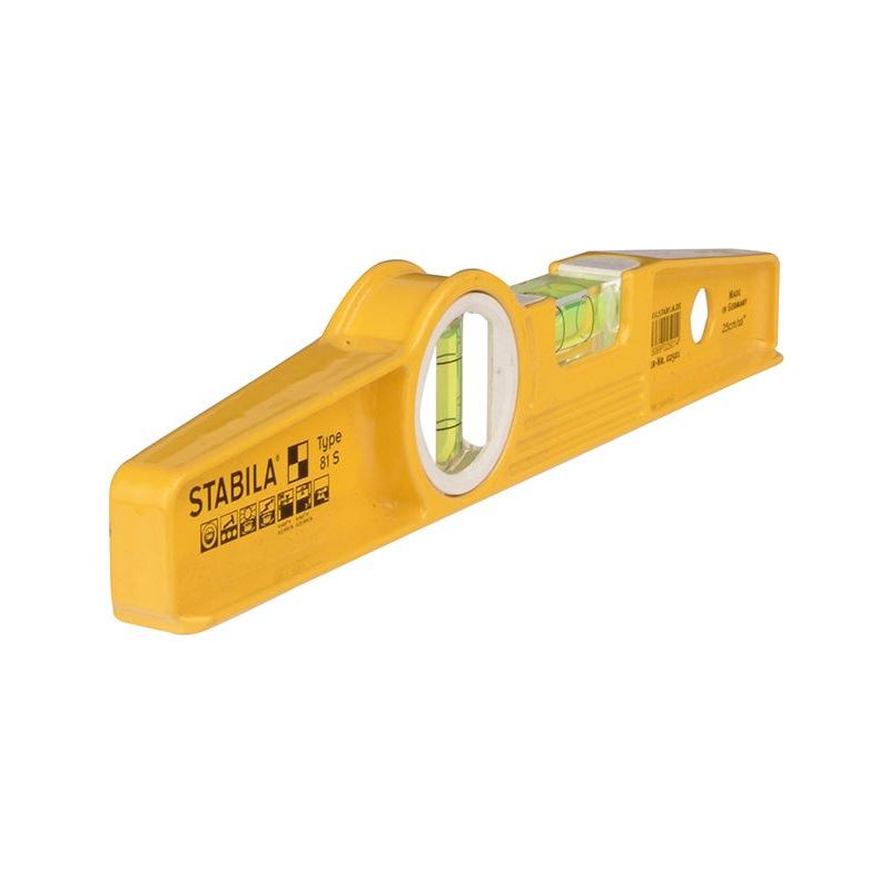 Stabila 81S-10ML Magnetic Torpedo Level 25cm Loose Stabila - Dynamic Drive