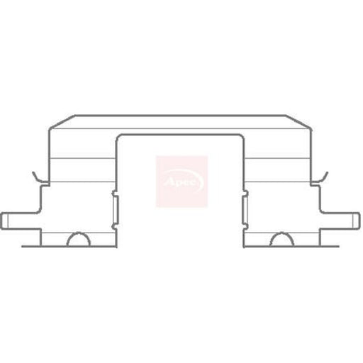 Apec Brake Pad Accessory Fitting Kit Front fits Subaru Forester 1997-2002 2.0