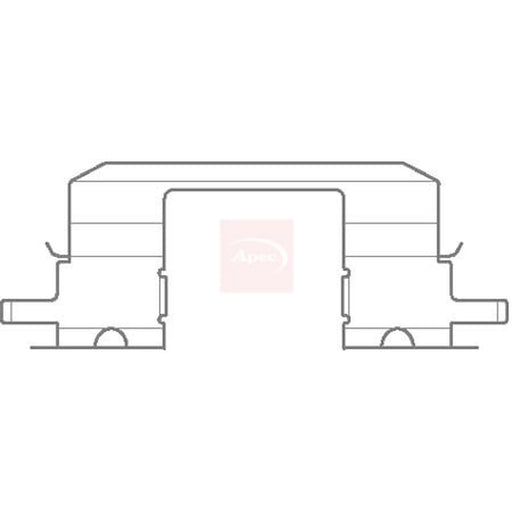 Apec Brake Pad Accessory Fitting Kit Front KIT1139