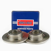 Borg & Beck Front & Rear Brake Discs & Pads fits Citroën C5 II 2004-2008 2.0