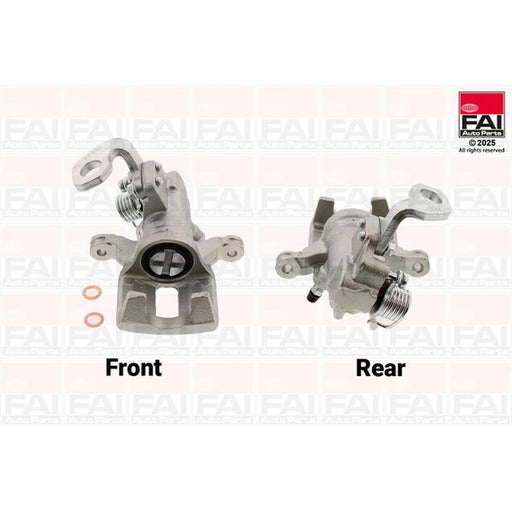 FAI Brake Caliper Assembly Rear Left fits Honda Jazz III 2008-2015 1.2 1.3 1.4