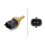 Hella Thermostat Kit (Thermostat + Coolant Temperature Sensor) fits Fiat Punto