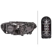 Hella Headlight Headlamp H7/H7 Left 1LG 015 086-031