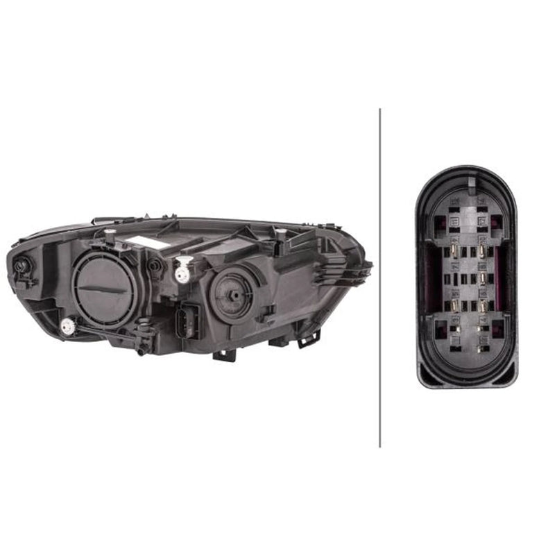 Hella Headlight Headlamp H7/H7 Left 1LG 015 086-031