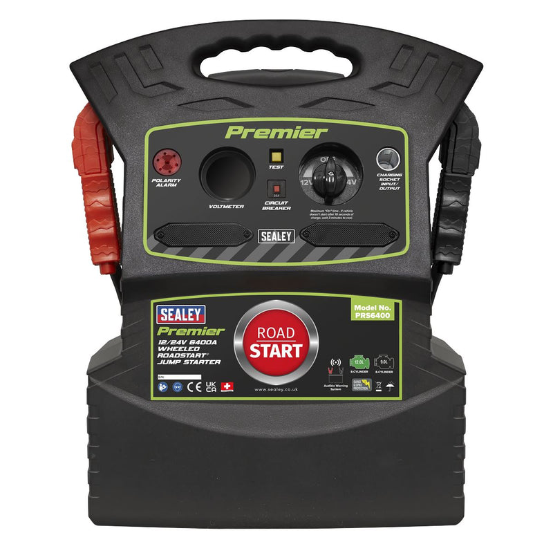Sealey Premier 12/24V Premier RoadStart Jump Starter 6400A PRS6400 Sealey Premier - Dynamic Drive