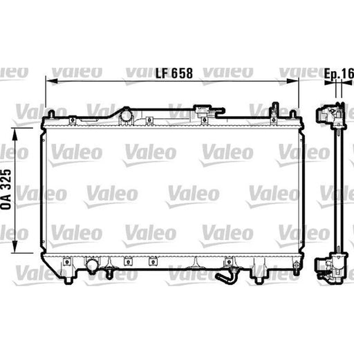 Valeo Engine Radiator 732753