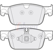 Fahren Front Brake Pad Set FBP3853