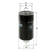 MANN-FILTER Fuel Filter Element
