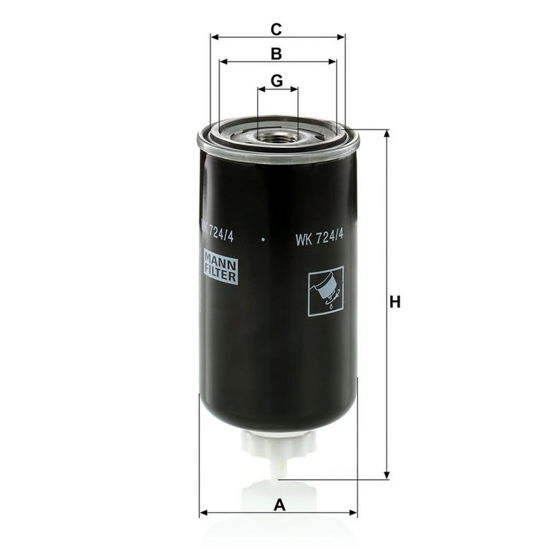 MANN-FILTER Fuel Filter Element