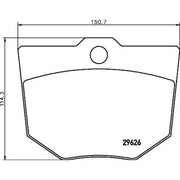 DON Brake Pad Set