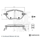 Blue Print Front Brake Pad Set fits Audi Q4 E-Tron 2021 on