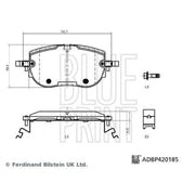 Blue Print Front Brake Pad Set ADBP420185