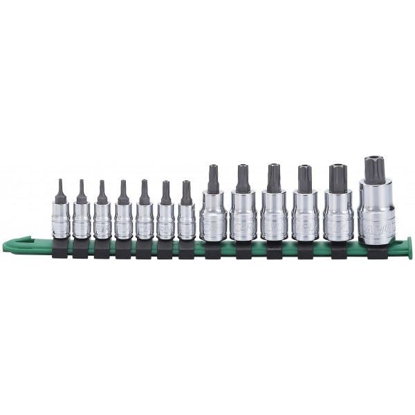 Carlyle Hand Tools 13 Pc Tamper Proof Bit Socket Set BSTH13 Caryle Tools - Dynamic Drive