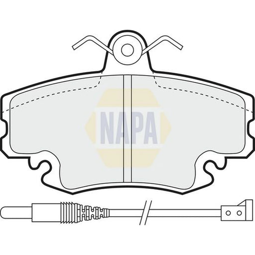 NAPA Front Brake Pad Set NBP1559