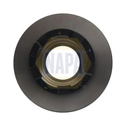 NAPA 2 x Solid Rear Brake Discs NBD5007-x2