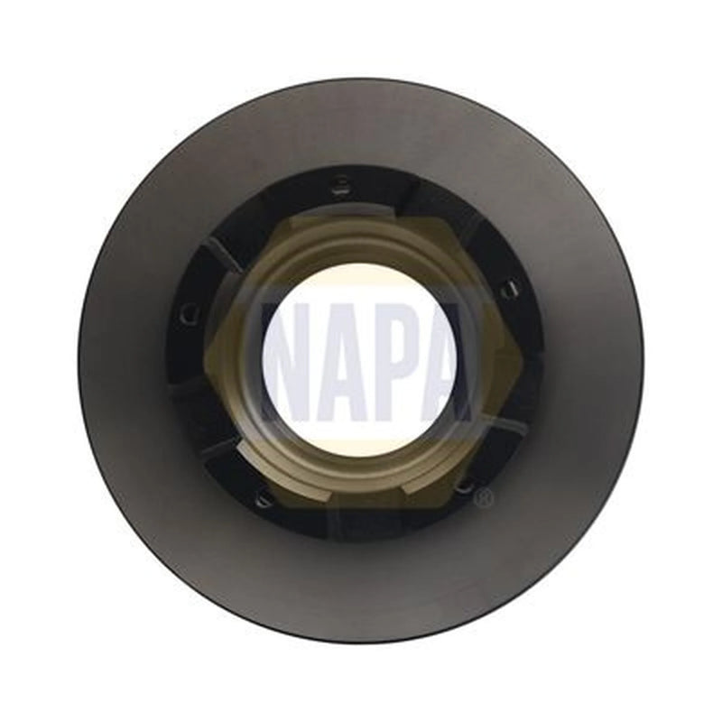 NAPA 2 x Solid Rear Brake Discs NBD5007-x2