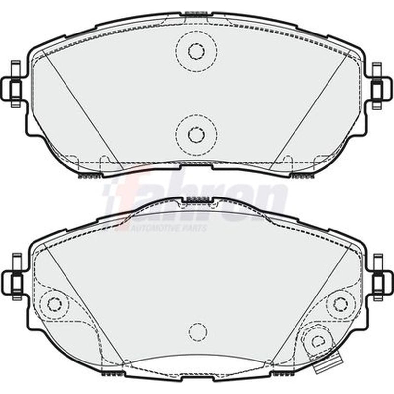Fahren Front Brake Pad Set FBP3745