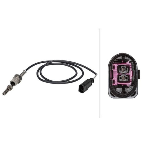 Hella Exhaust Gas Temperature Sensor before exhaust turbocharger fits Audi A4 B7