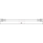 Apec Brake Hydraulic Hose Line inner HOS4091